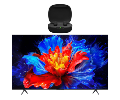 Telewizor TCL 55P81K 55" QLED 144 Hz 4K Google TV + Vibe Flex 2 Czarne